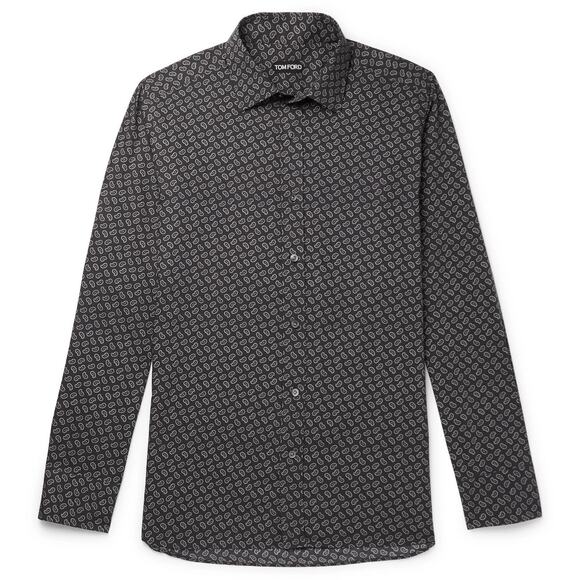 Tom Ford Other - Tom Ford Paisley Print Cotton Lyocell Button Down Shirt Size 41 / 16